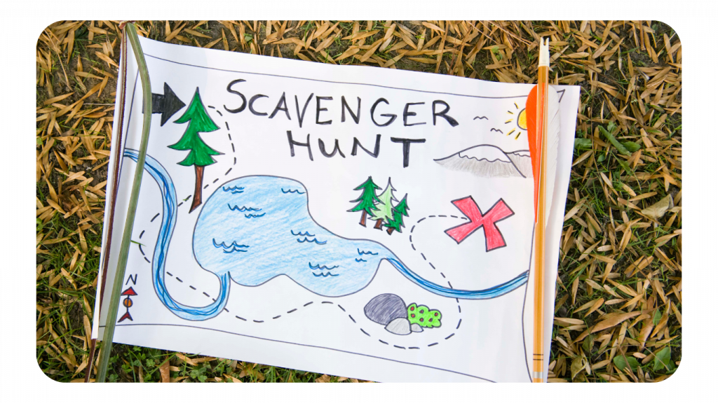 Nature Scavenger Hunt with Child