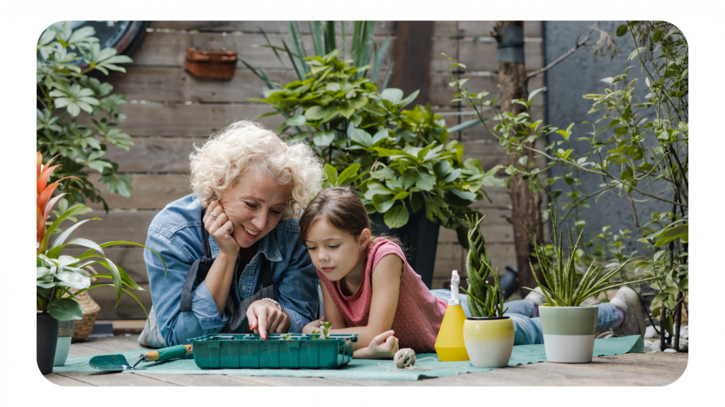 Home Gardening with Child